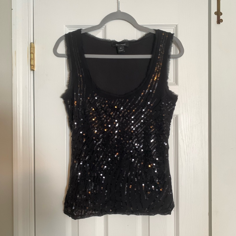 White House Black Market Sequin Top